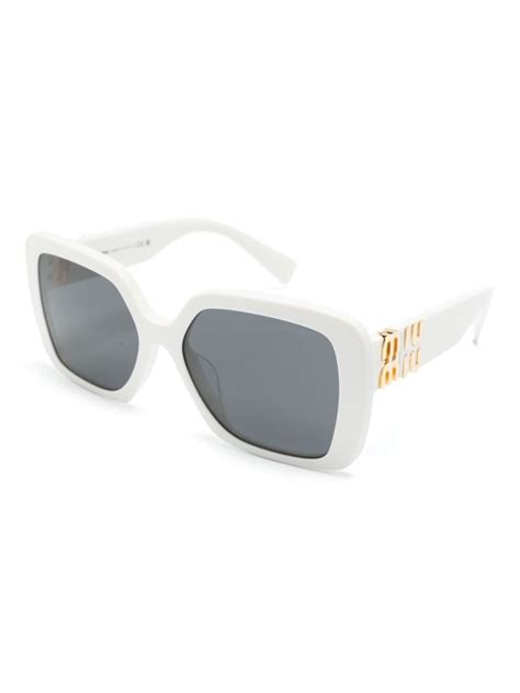 miu miu white glasses|Miu Miu glasses frames.